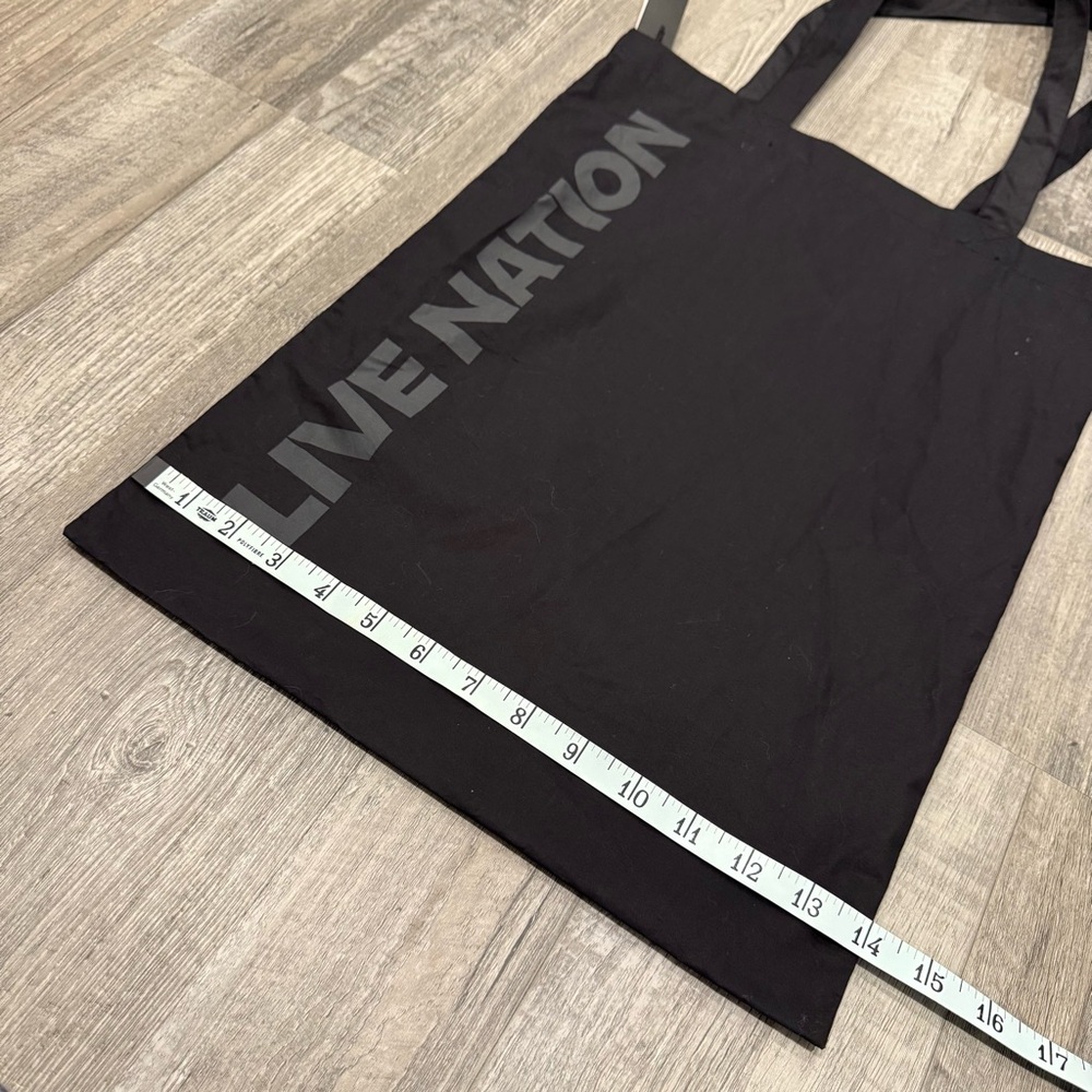 James Perse Live Nation Black Tote Bag NWT - Picture 6 of 7